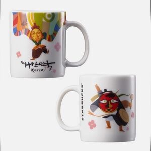 Starbucks Seola Korea Demitasse Espresso Co Korean Art Mug - 3oz